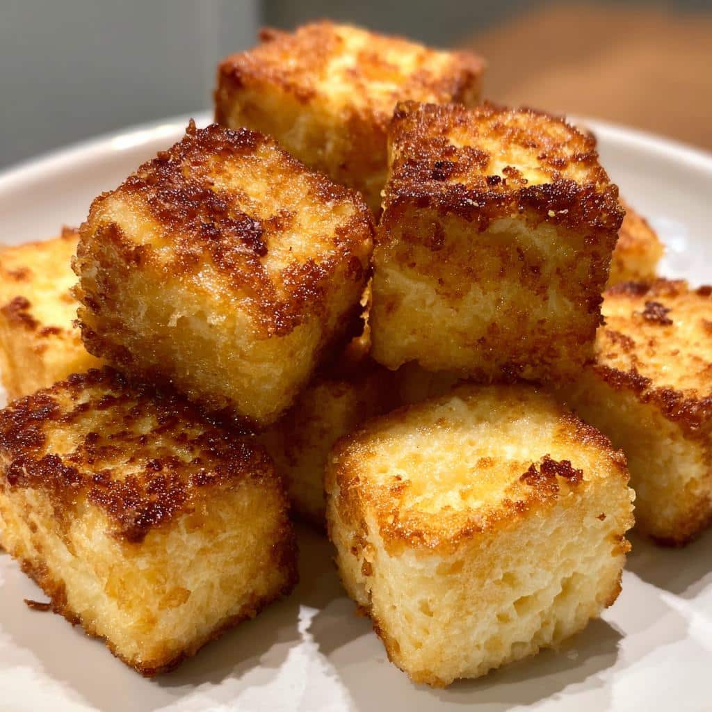 air fryer crispy tofu cubes​ - detail 1