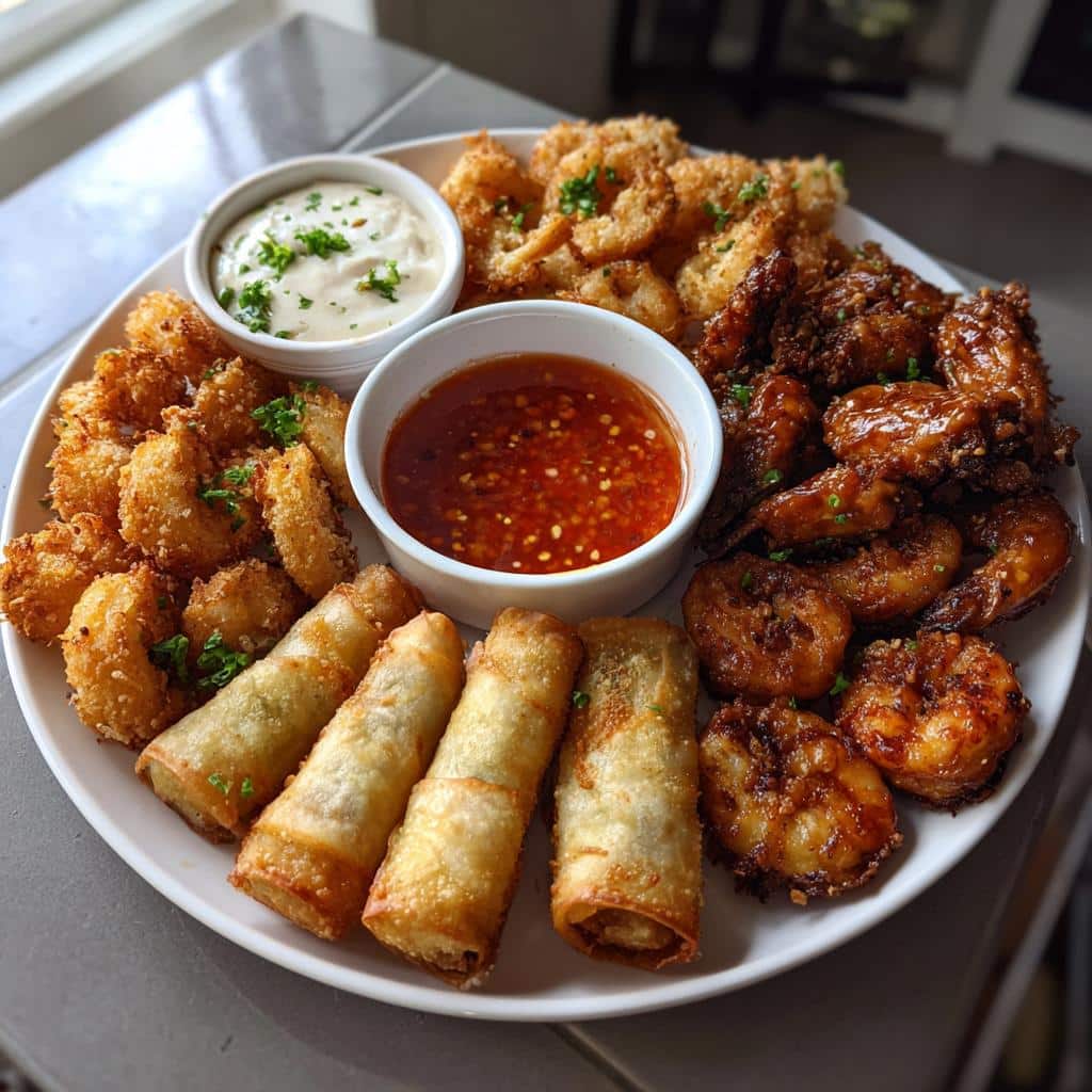 air fryer “holiday appetizer platter