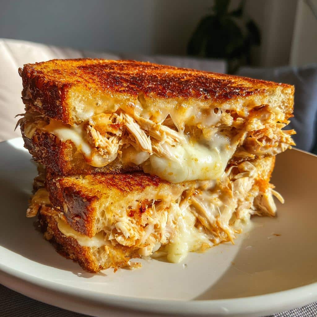 air fryer leftover turkey toastie​ - detail 1