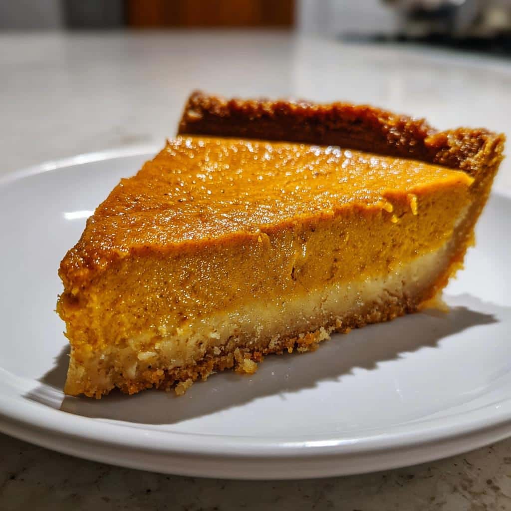 air fryer pumpkin pie​ - detail 1