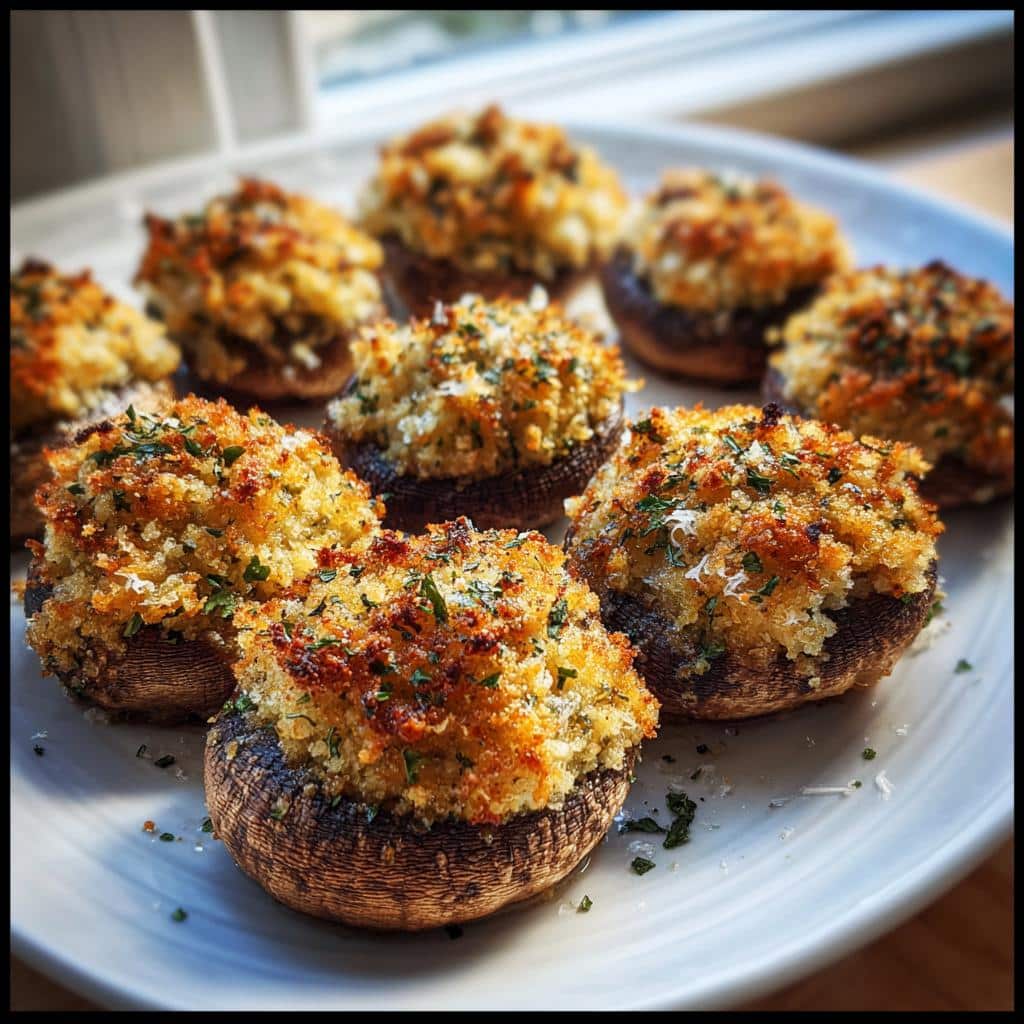air fryer stuffed mushrooms​