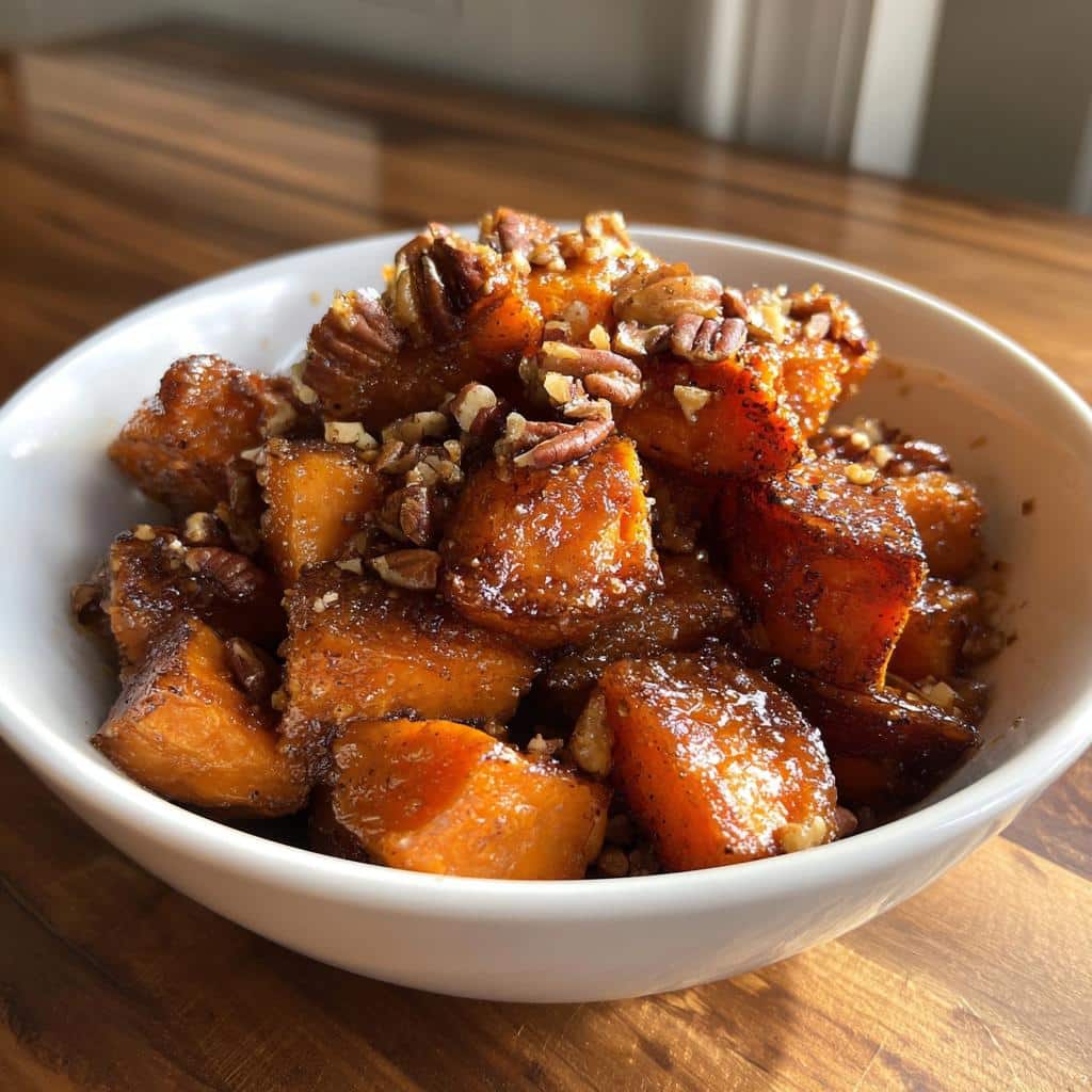 air fryer sweet potato casserole​ - detail 1