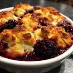 Air Fryer Blackberry Cobbler