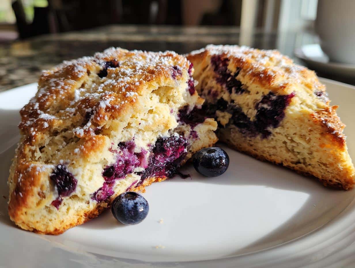 Air Fryer Blueberry Cardamom Scones - detail 1