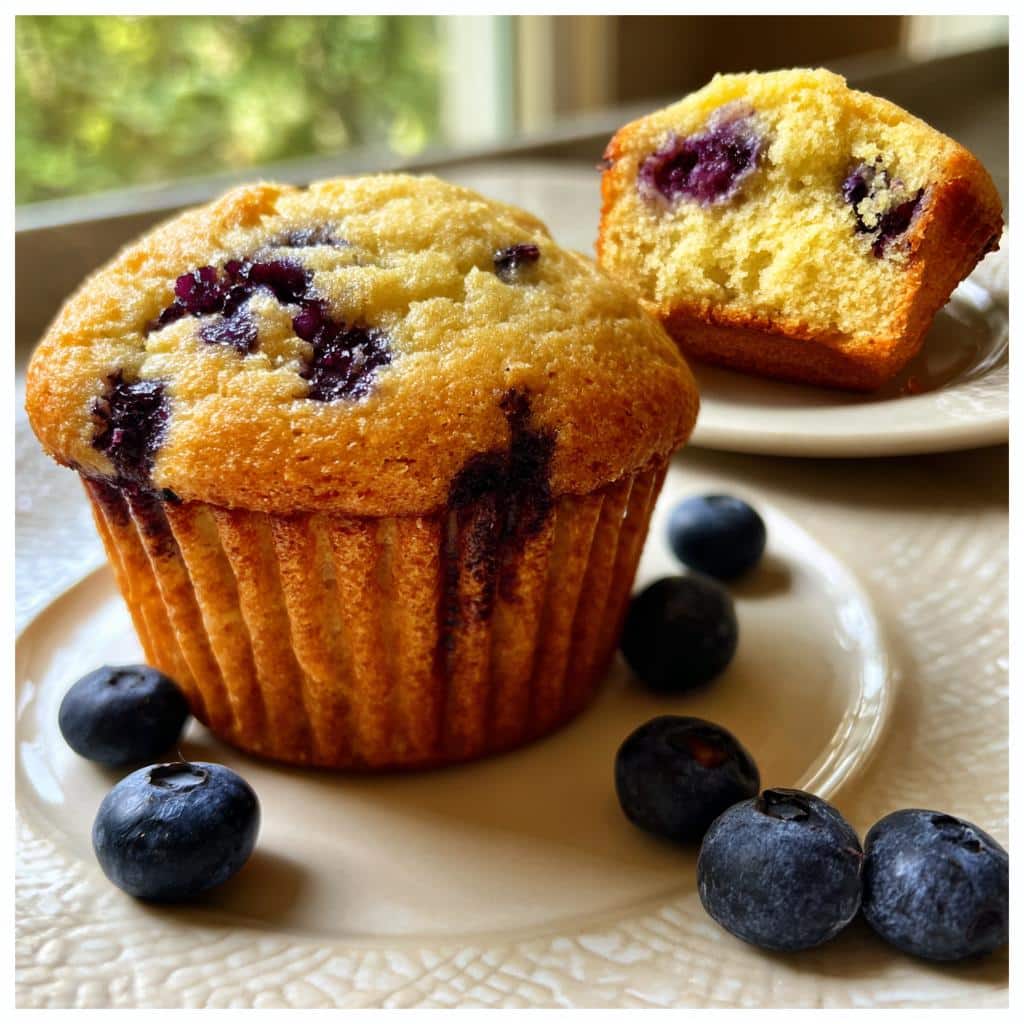 15-Minute Air Fryer Blueberry Muffins: Moist & Magical 4 Air Fryer Blueberry Muffins - detail 1
