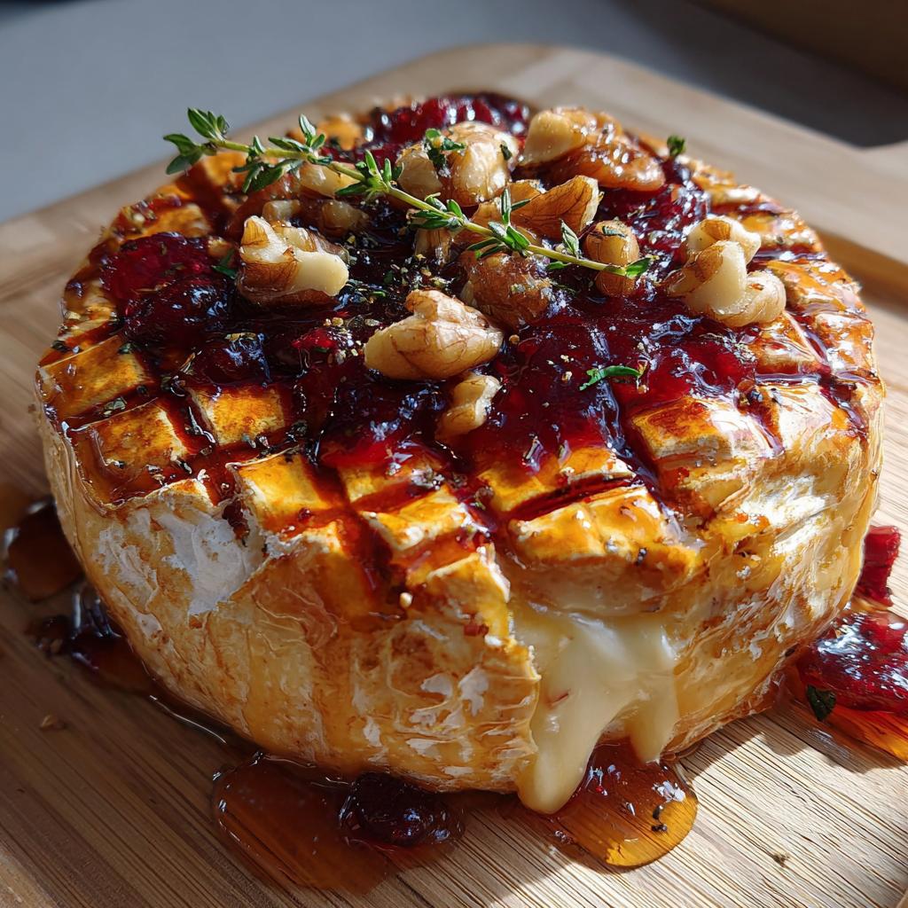 Air Fryer Camembert (Baked with Cranberry) - detail 1