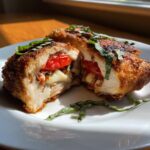 Air Fryer Caprese Stuffed Chicken