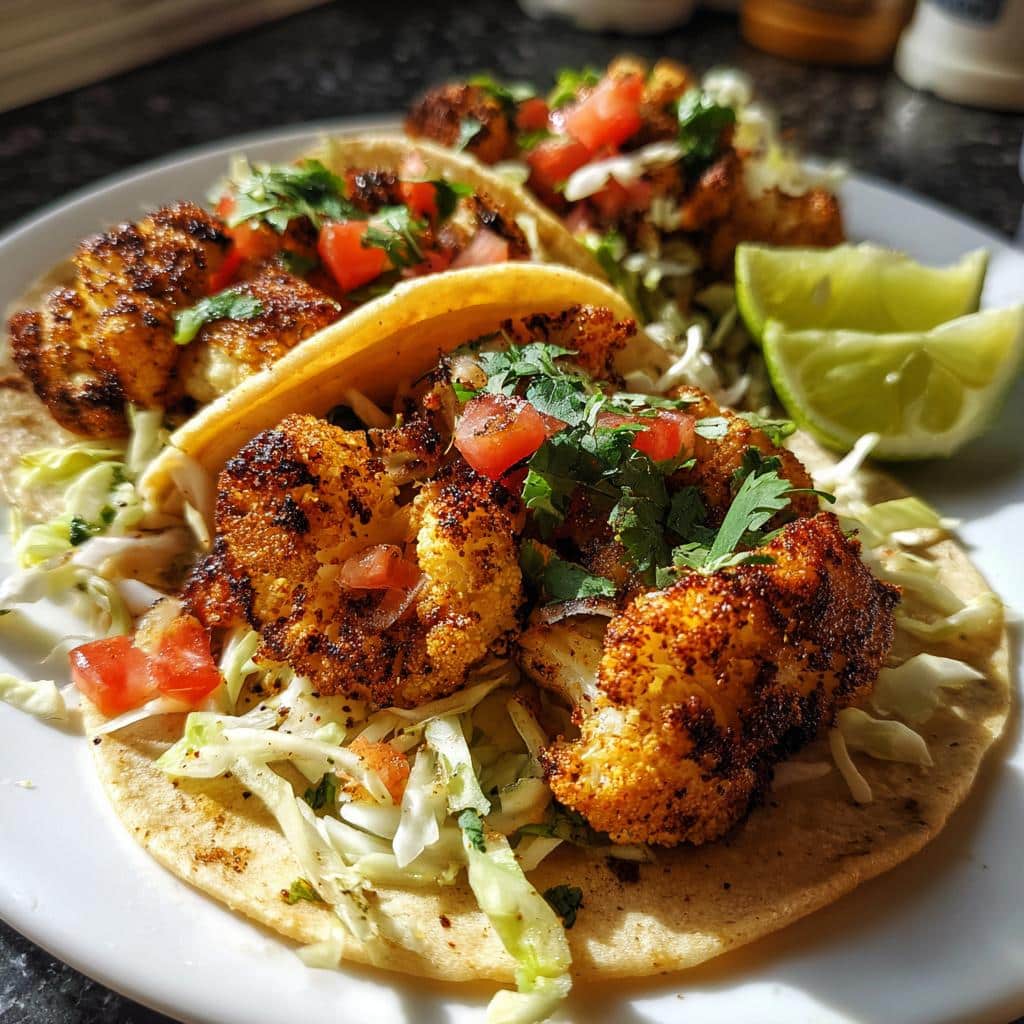 25-Minute Air Fryer Cauliflower Tacos That Wow 4 Air Fryer Cauliflower Tacos - detail 1