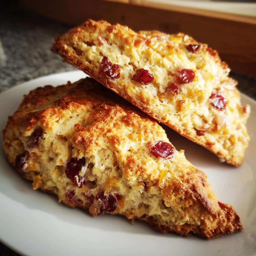 Air Fryer Cranberry Orange Scones - detail 1