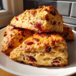Air Fryer Cranberry Orange Scones