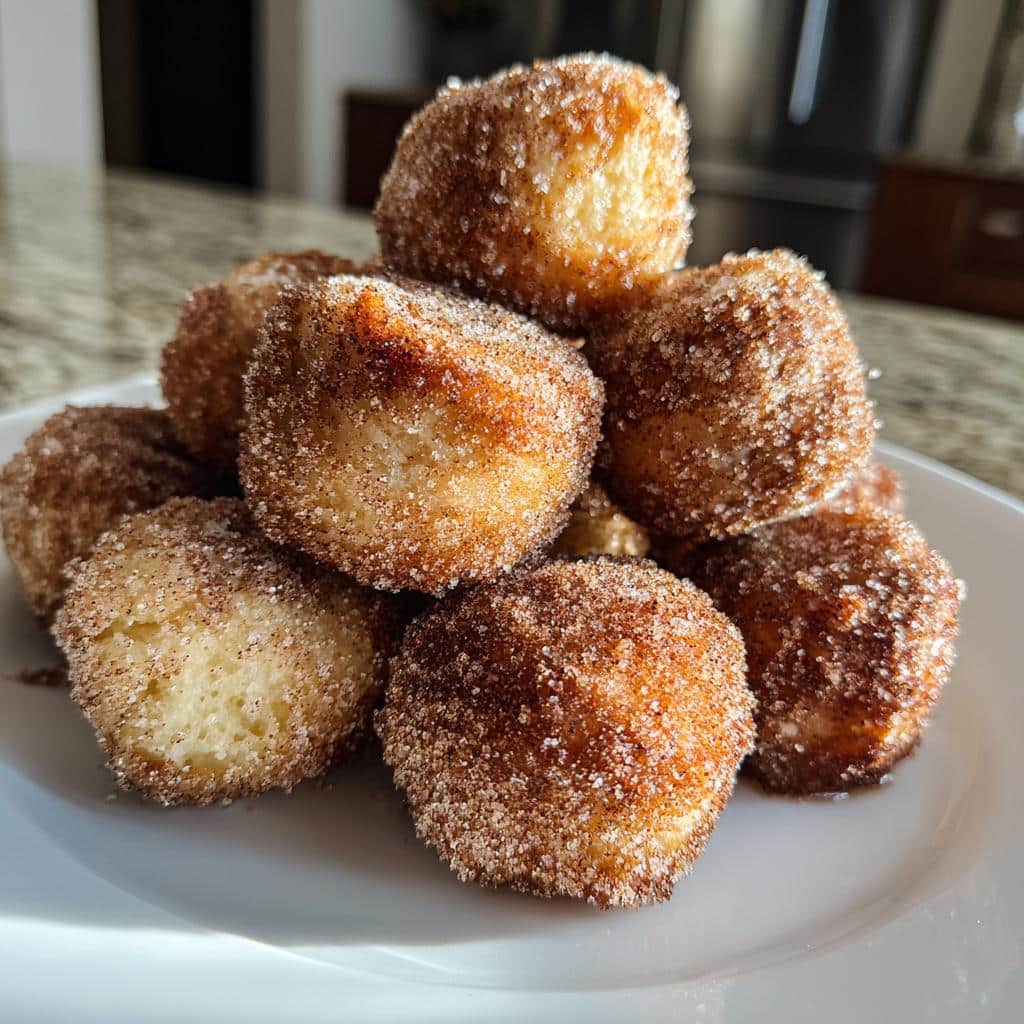 Air Fryer Donut Holes (Cinnamon Sugar) - detail 1