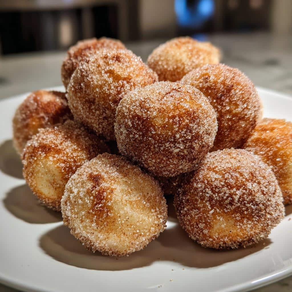Air Fryer Donut Holes (Cinnamon Sugar)