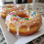 Air Fryer Doughnuts (Festive Glazed)