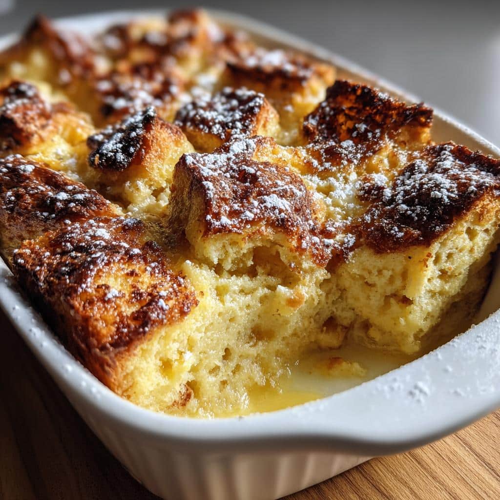 Air Fryer Eggnog Bread Pudding - detail 1