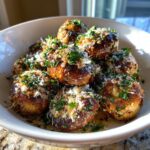 Air Fryer Garlic Mushrooms