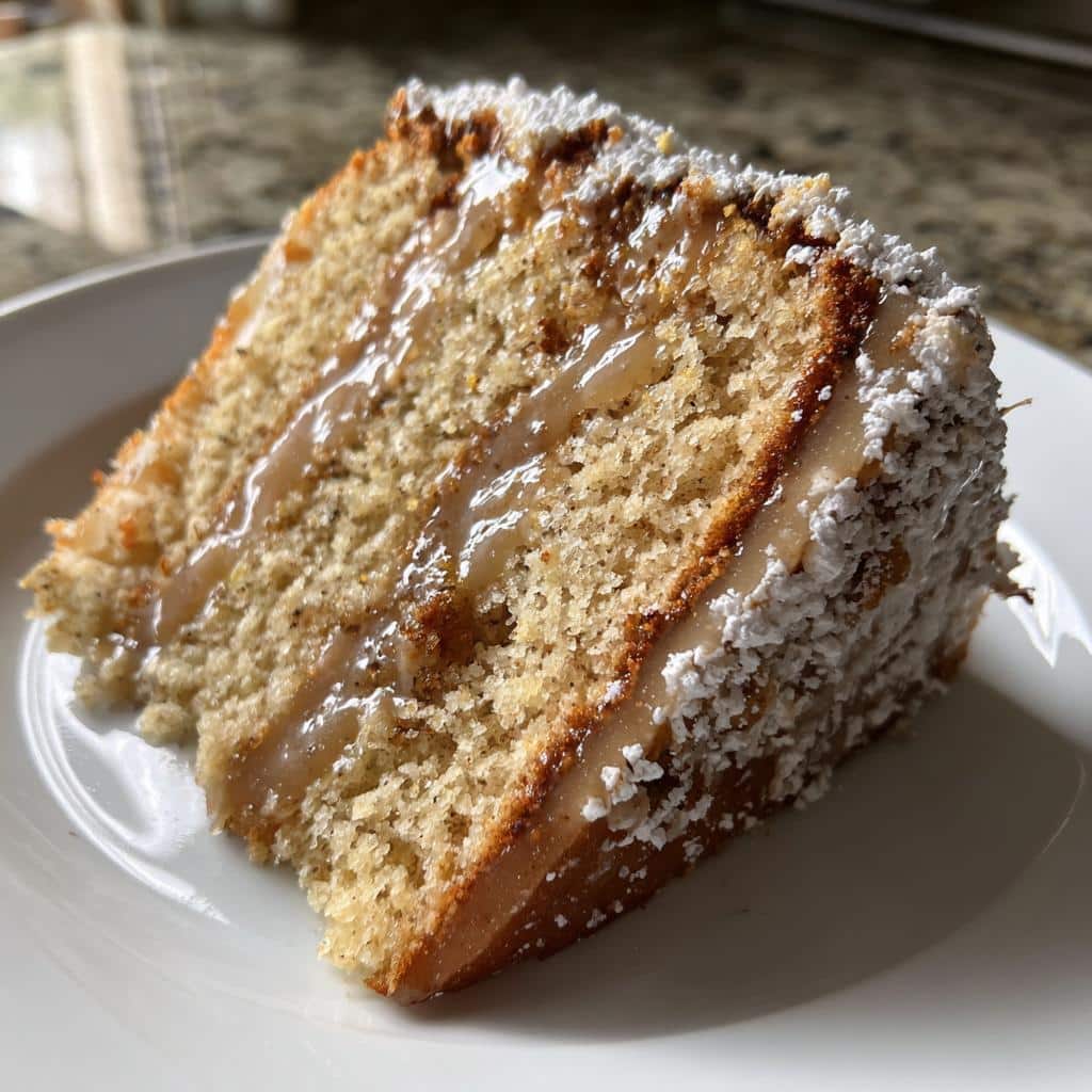 Air Fryer Maple Chai Latte Cake