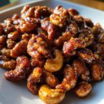 Air Fryer Maple Glazed Nuts