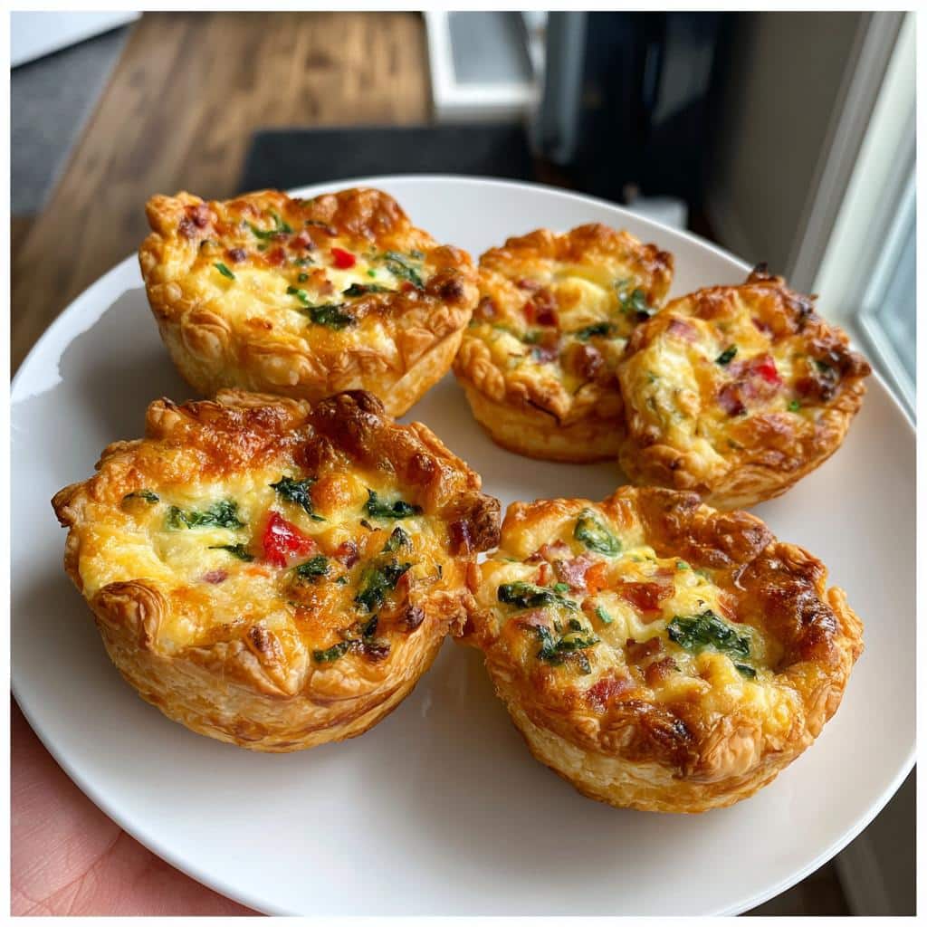 Air Fryer Mini Quiches (Festive Fillings)