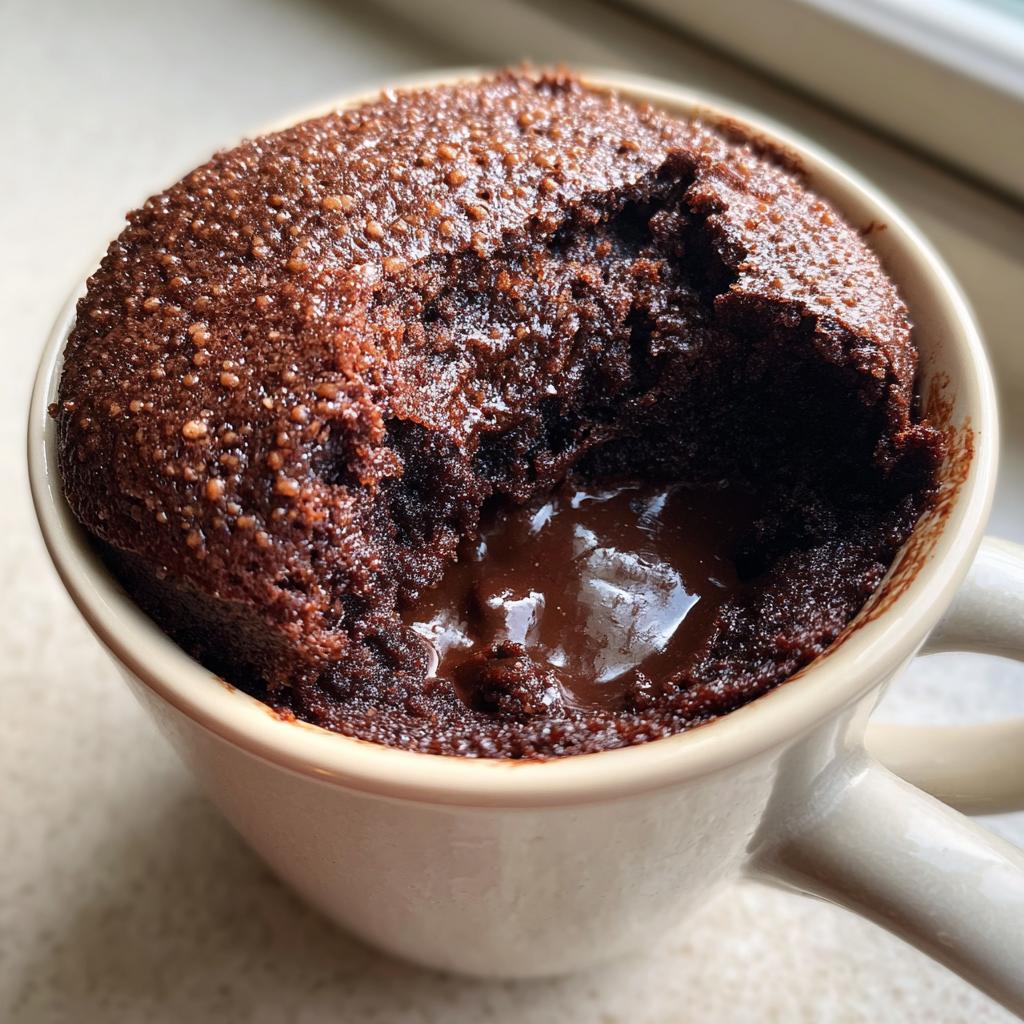 Air Fryer Mocha Lava Mug Cake - detail 1
