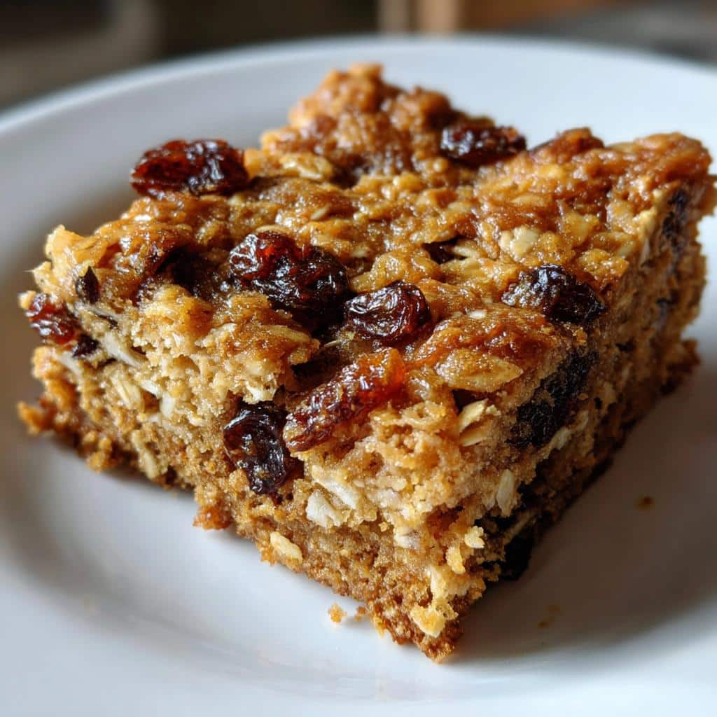 Air Fryer Oatmeal Raisin Bars - detail 1