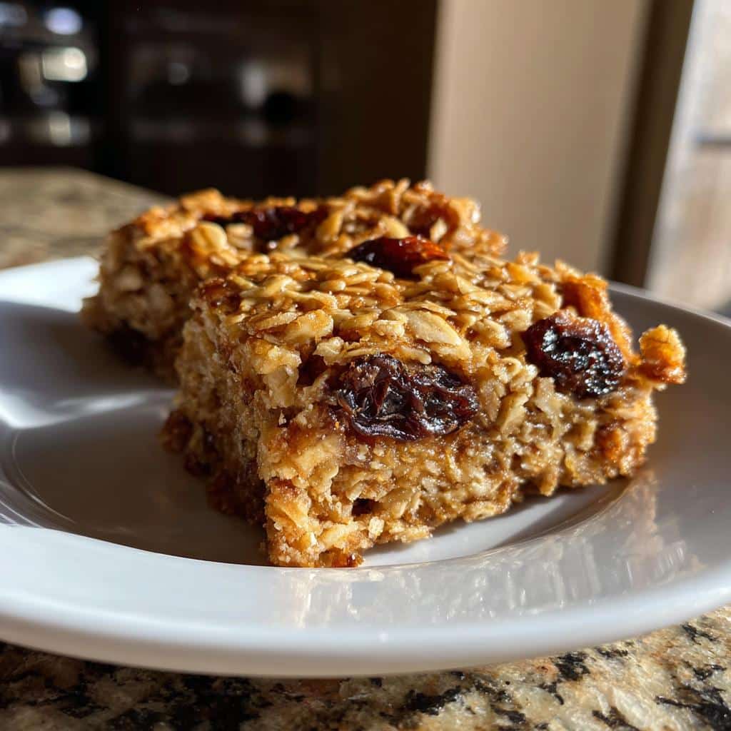 Air Fryer Oatmeal Raisin Bars