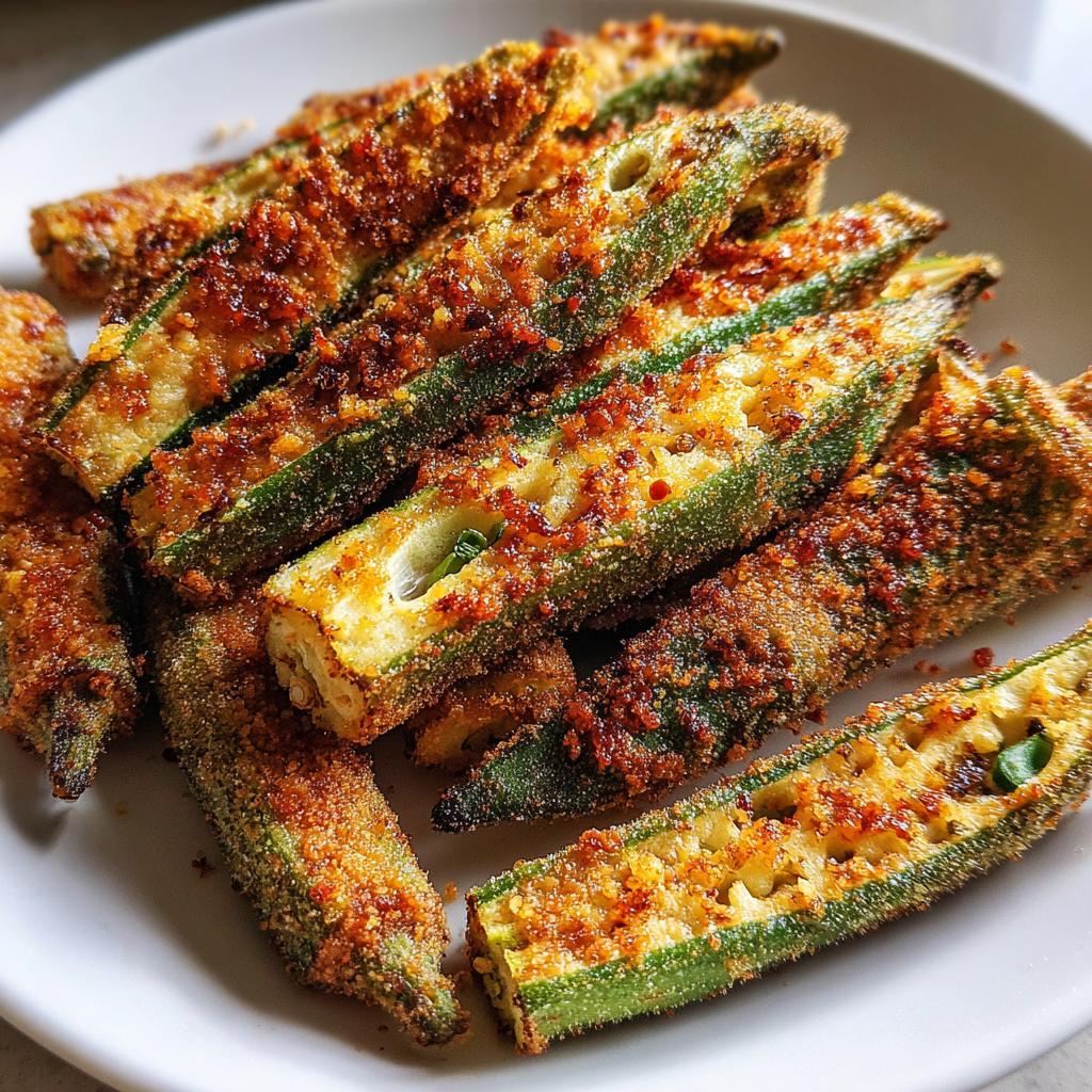 Air Fryer Okra (Crispy)