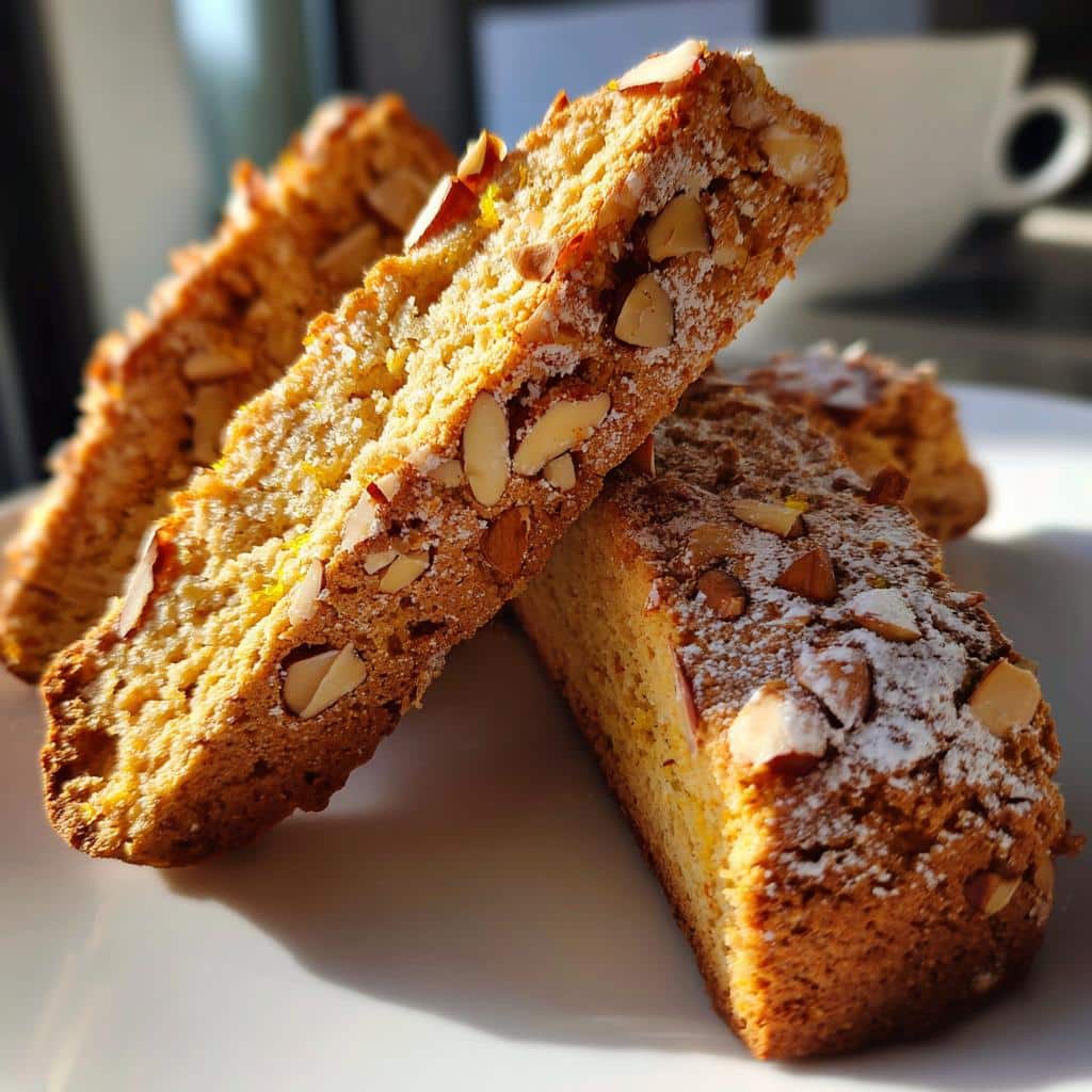 Air Fryer Orange Almond Biscotti - detail 1