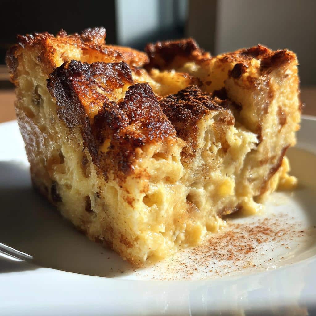 Air Fryer Panettone Bread Pudding