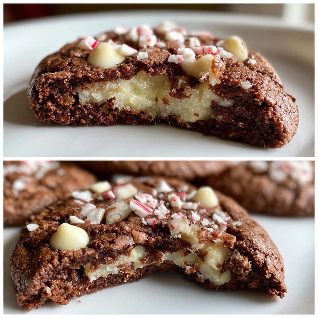 6-Minute Air Fryer Peppermint Bark Cookies - Festive Bliss! 4 Air Fryer Peppermint Bark Cookies - detail 1
