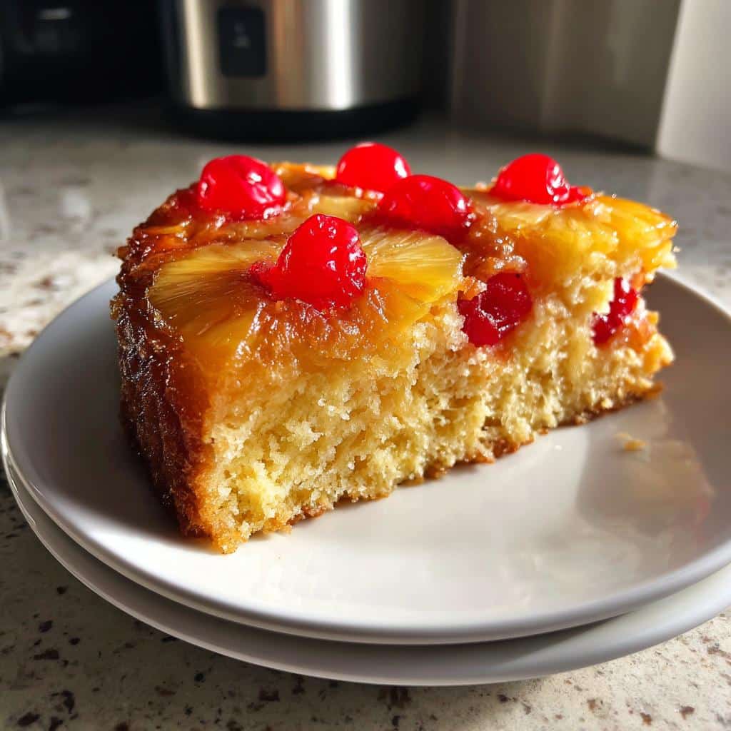 Air Fryer Pineapple Upside-Down Cake - detail 1