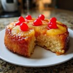 Air Fryer Pineapple Upside-Down Cake
