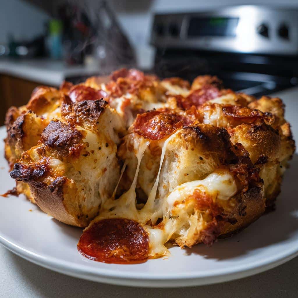 Air Fryer Pizza Bread (Pull-Apart)