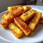 Air Fryer Polenta Chips (Parmesan)