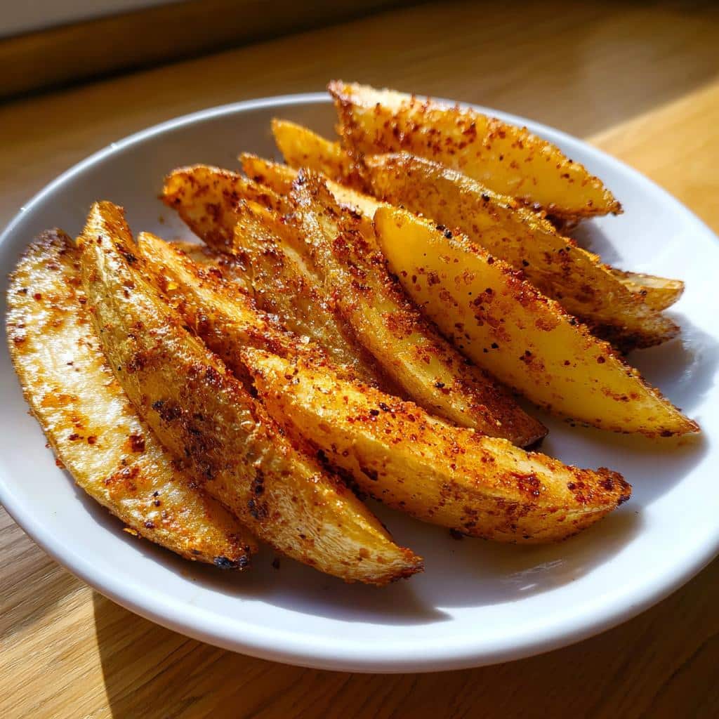 Air Fryer Potato Wedges (Seasoned)