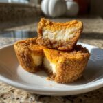 Air Fryer Pumpkin Cheesecake Bites