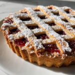 Air Fryer Raspberry Linzer Tart