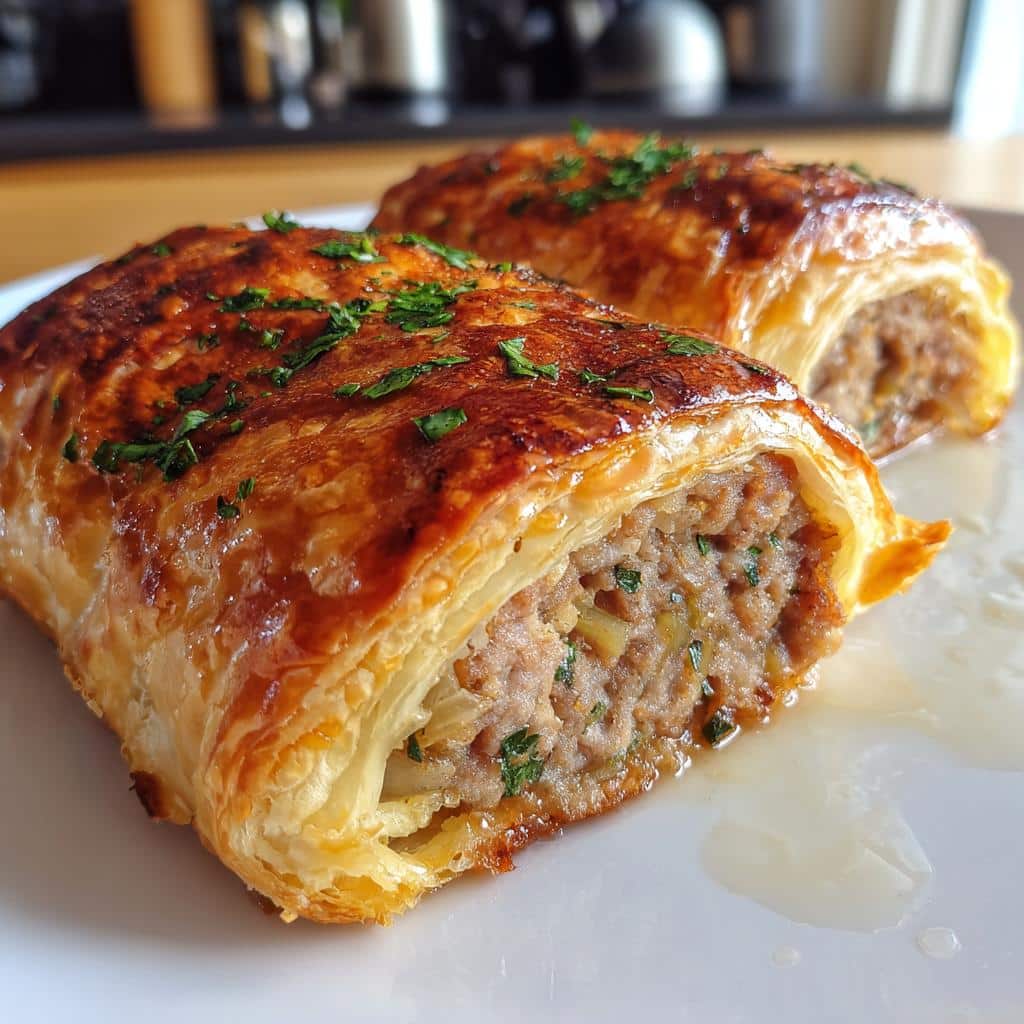 17-Minute Air Fryer Sausage Rolls (Festive & Flaky) 4 Air Fryer Sausage Rolls (Festive) - detail 1