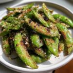 Air Fryer Snap Peas (Parmesan)