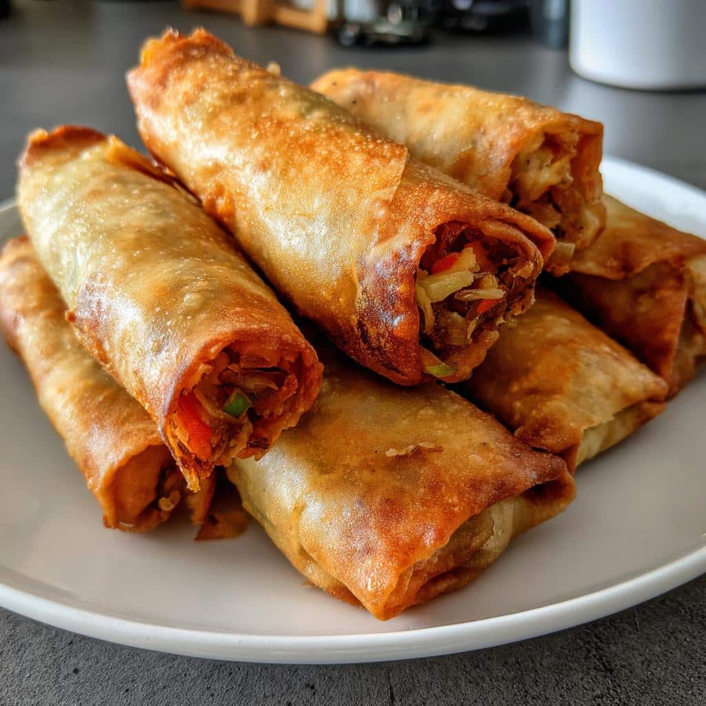Crispy Air Fryer Spring Rolls Ready in Only 30 Minutes 4 Air Fryer Spring Rolls (Vegetable) - detail 1