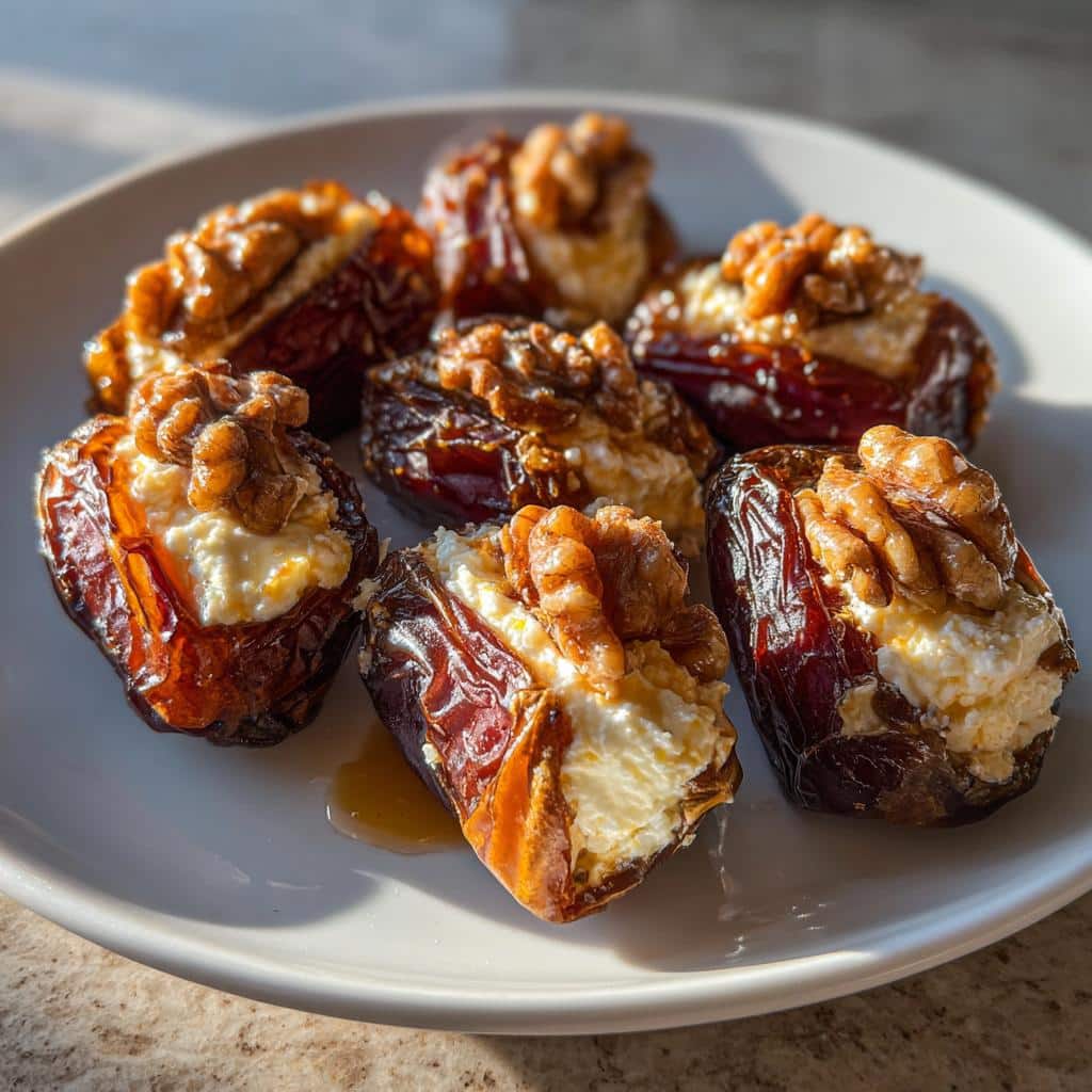 Air Fryer Stuffed Dates (Goat Cheese) - detail 1