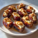 Air Fryer Stuffed Dates (Goat Cheese)