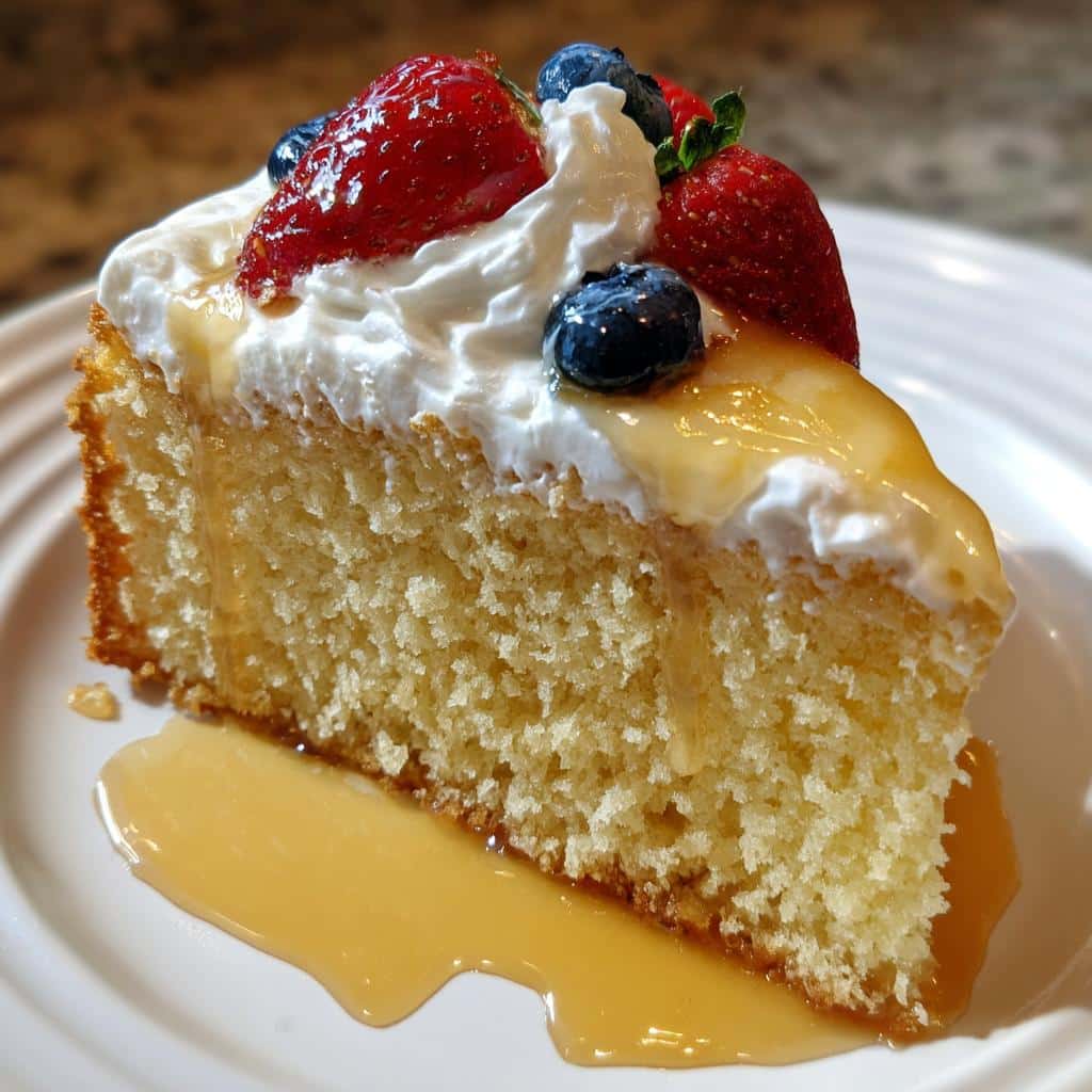 Air Fryer Tres Leches Cake - detail 1