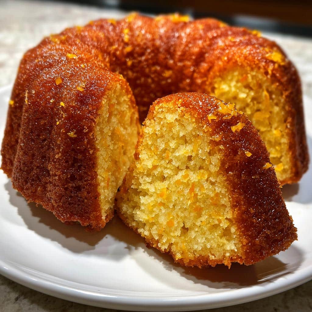 Air Fryer Vegan Orange Bundt Cake