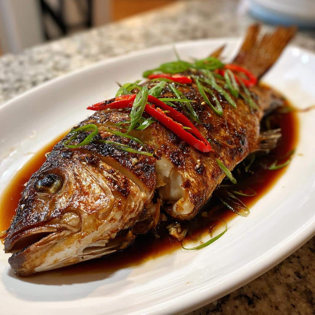 Crispy Air Fryer Whole Snapper in Just 30 Minutes 4 Air Fryer Whole Snapper (Asian-Style) - detail 1