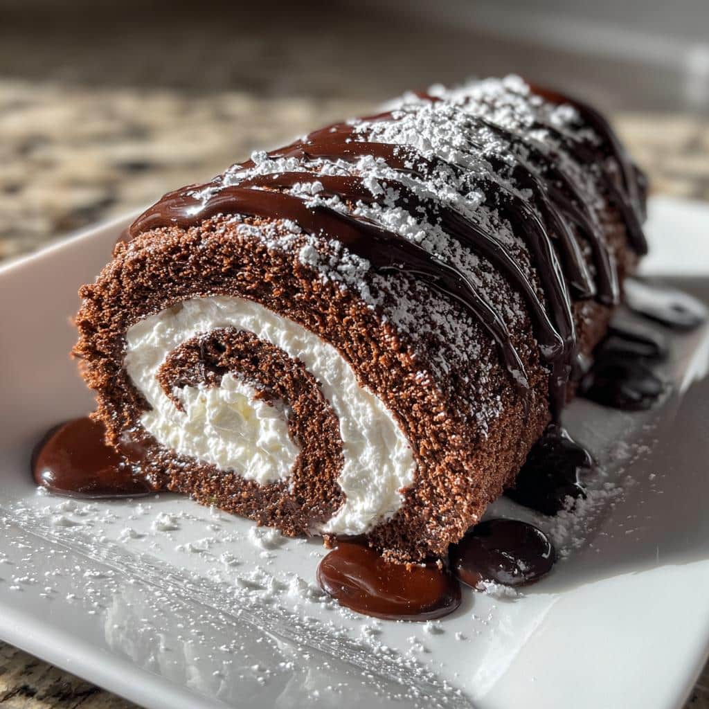 Air Fryer Yule Log (Mini Versions)