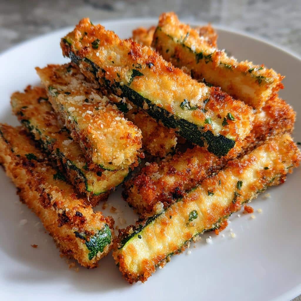 Crispy Air Fryer Zucchini Fries in Just 15 Minutes 4 Air Fryer Zucchini Fries - detail 1