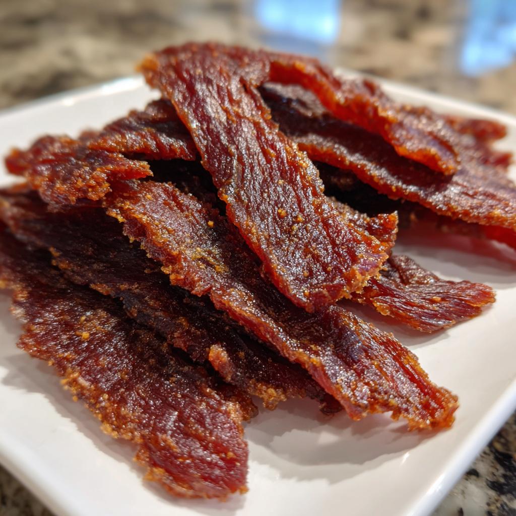 air fryer beef jerky homemade - detail 1