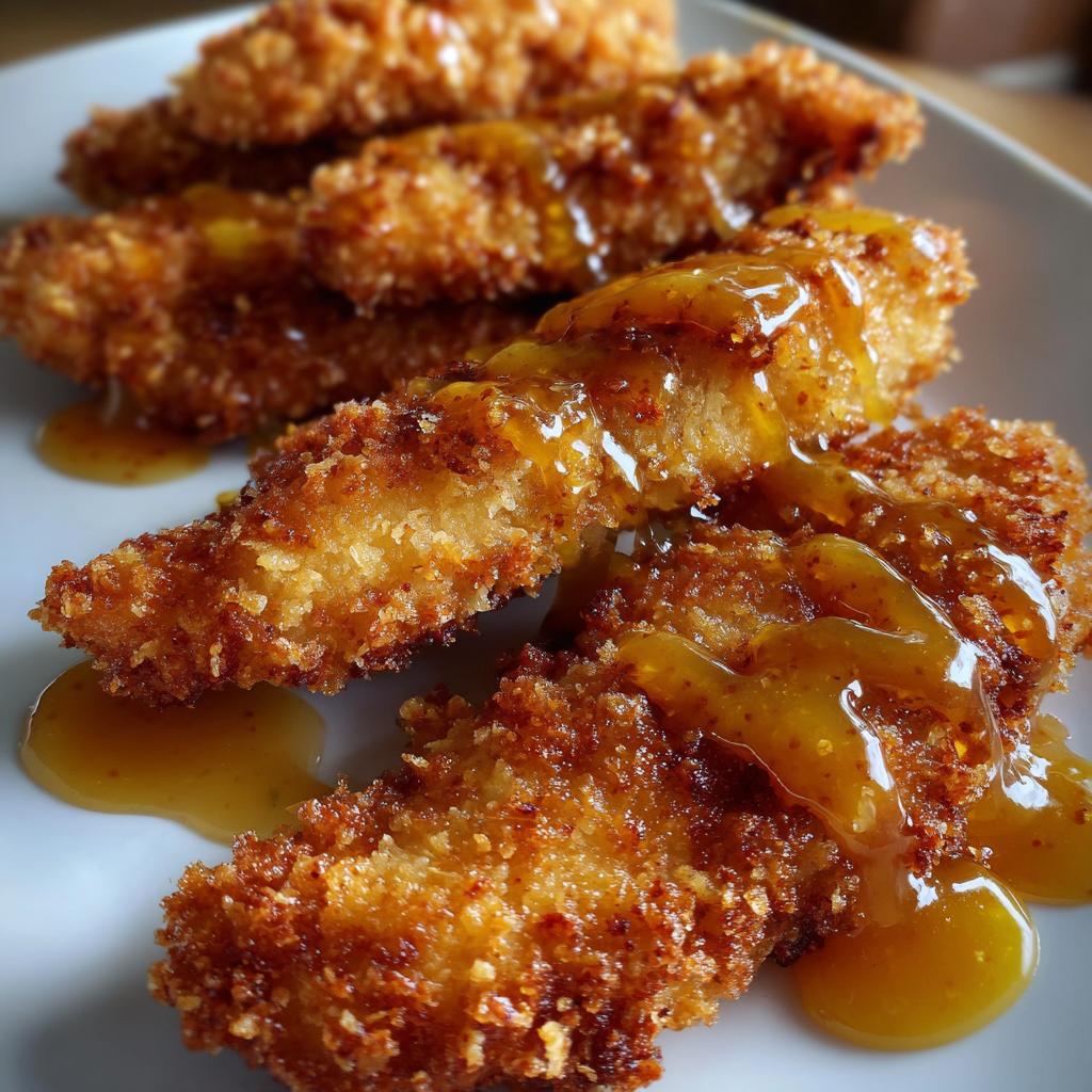 air fryer chicken tenders honey mustard - detail 1