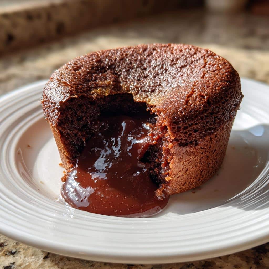 10-Minute Air Fryer Chocolate Lava Cake Recipe – Molten Bliss! 4 air fryer chocolate lava cake - detail 1