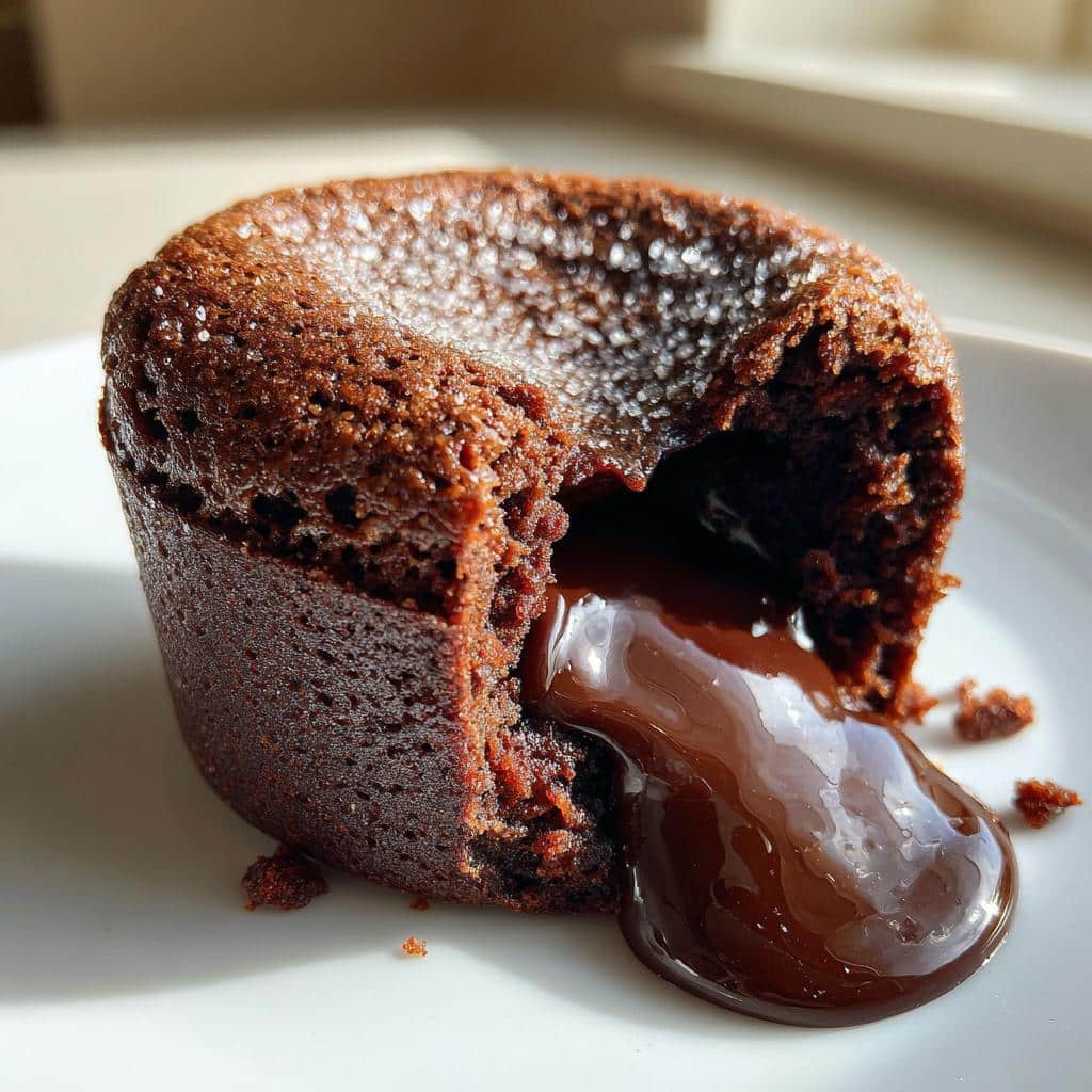 air fryer chocolate lava cake